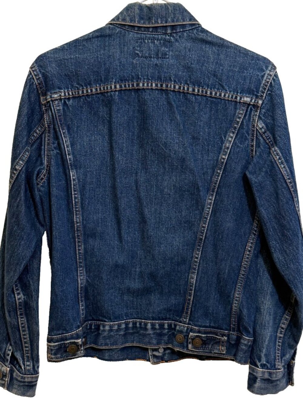 VINTAGE 60s LEVIS BIG E TYPE 3 DENIM JACKET MADE IN USA WOMENS MENS S 36"x24" - Picture 2 of 16